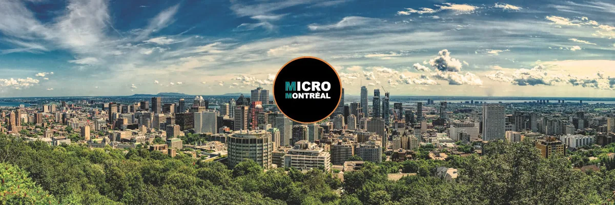 Panoramic view of Montreal